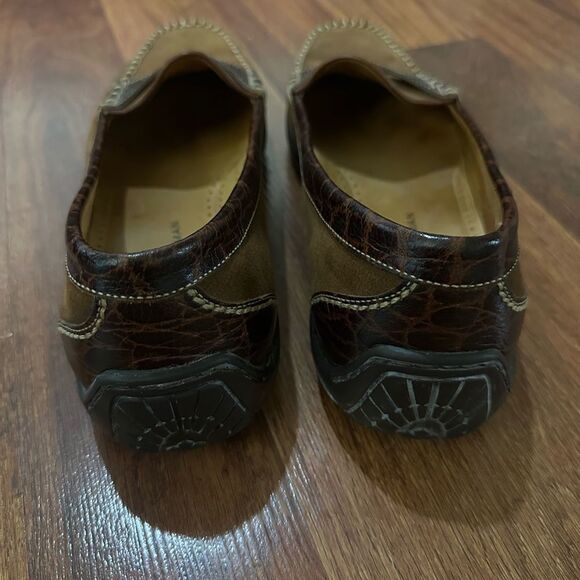 MARTIN DINGMAN Brown Leather Loafers size 12 main image 6